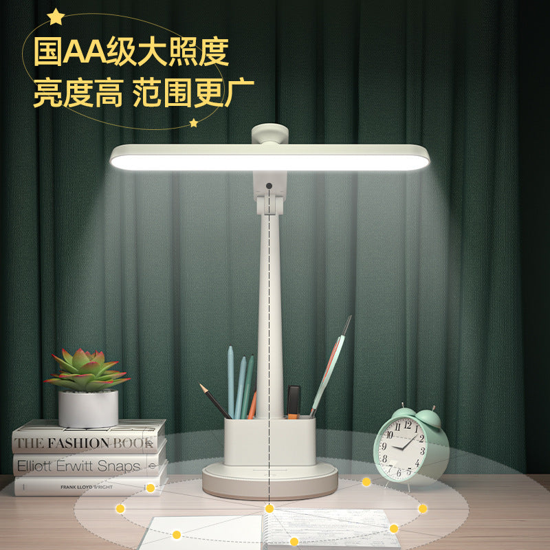 Exclusive for cross-borderledStudent Learning Special Eye Protection Desk Lamp Creative Dormitory Learning Reading Pen Lamp Small Night Lamp